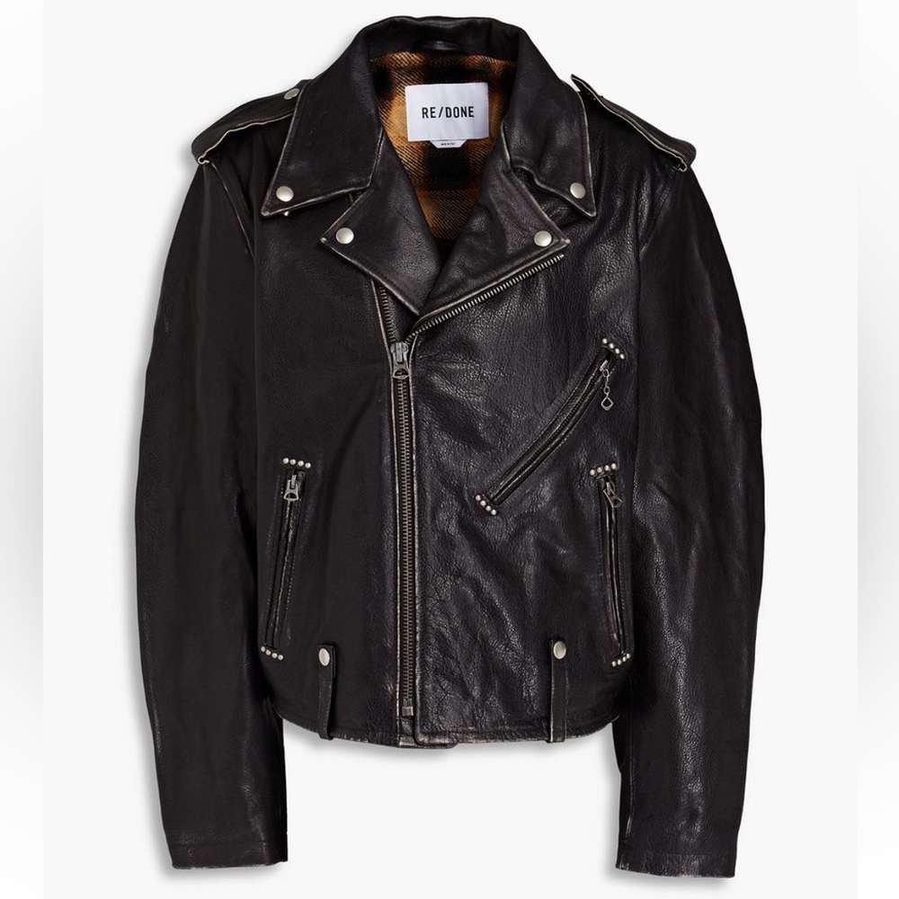 NWT re/done leather jacket